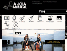 Tablet Screenshot of ajoiamusical.com.br